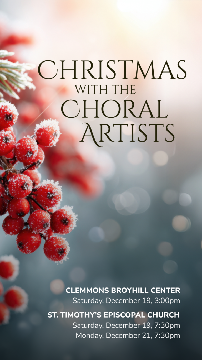 Concert Poster for December 2026 Concerts